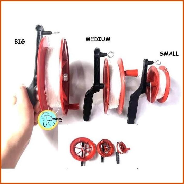 gulungan senar layang layang bisa cod ready kecil sedang besar Benang