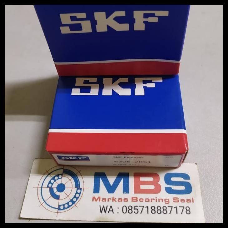 TERBARU BEARING TYPE 6305 2RS MERK SKF ASLI 6305 2RS1 