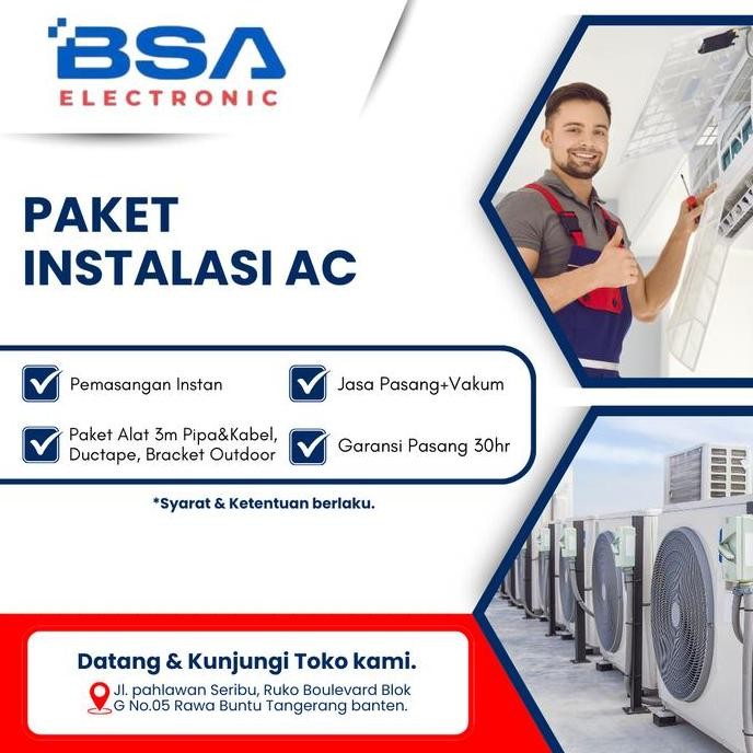 Instalasi Ac Paket Pasang Ac + Alat Pasang 3 Meter Co