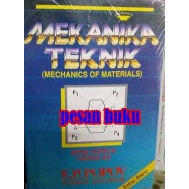 Buku Mekanika Teknik Mechanics Of Materials E.P. Popov