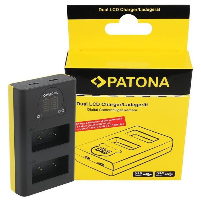 TERBARU - PATONA Battery & Charger for Fujifilm NP-W26S NP-W26 NPW26 NPW26S Baterai Fuji XA XA2 XA X