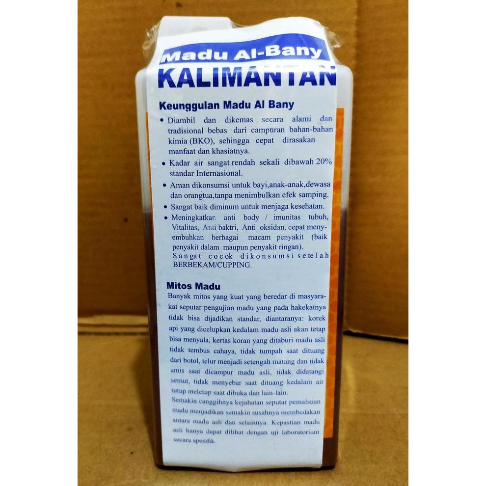 

Paket Madu Hutan Kalimantan Albany 1Kg ( Beli 1 Gratis 1 )