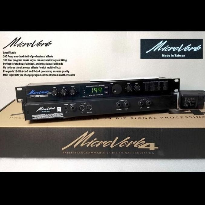 Efek Vokal Alesis Microverb 4 Made In Taiwan Kuping Besi