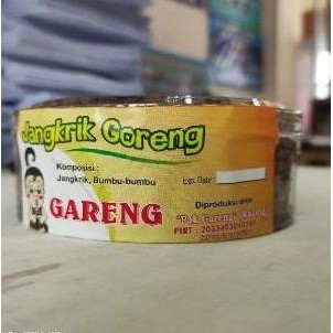 

Jangkrik Goreng Gareng / Jangkrik Goreng Pak Gareng Khas Jogja Asli