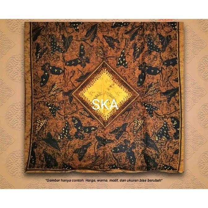 Udeng/ Iket Segiempat Batik Kupu - Kupu Murah