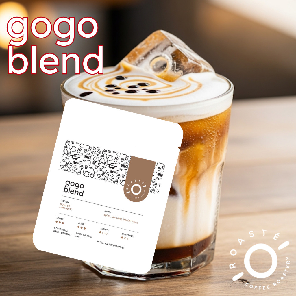 

Gogo Blend Dripbag 10gr - Kopi Arabika Gayo Lintong House Blend