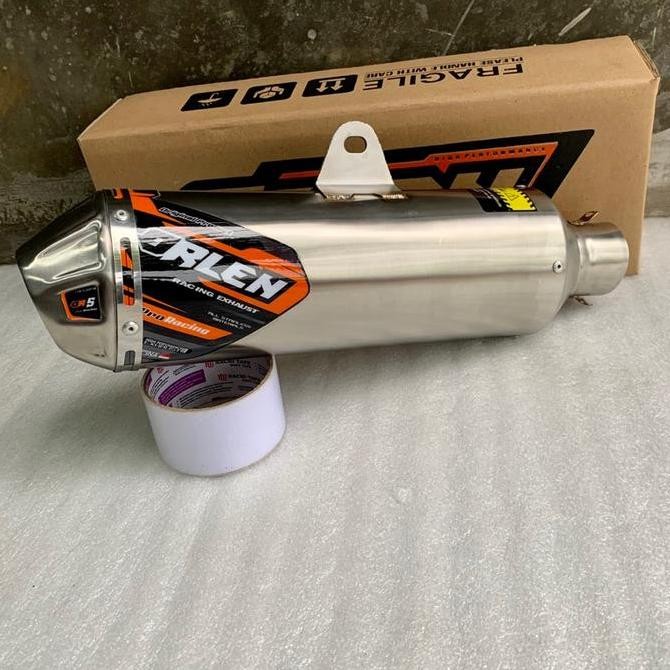 silincer knalpot trail original orlen inlet 50 silincer klx crf wr155 Original