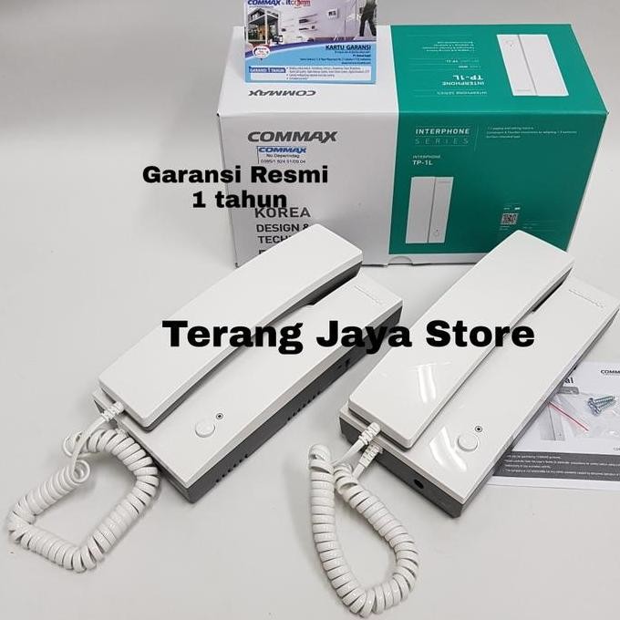 Intercom Commax Tp-1L (2 Unit) Interphone Commax Tp-1L Intercom Model Telepon Commax Tp1L Co