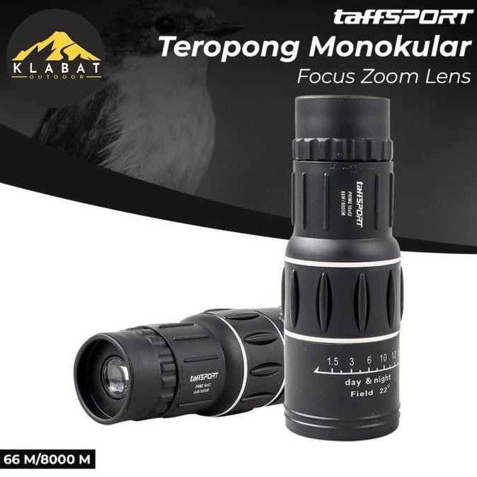 Teropong Malam Night Monocular Jarak Jauh Focus Zoom Telescope 16x52