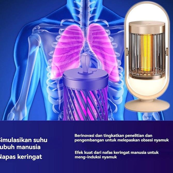 LAMPU PERANGKAP NYAMUK TERBAIK: AMAN, HEMAT LISTRIK, BEBAS GANGGUAN SERANGGA UNGU ORIGINAL DAN TERPE