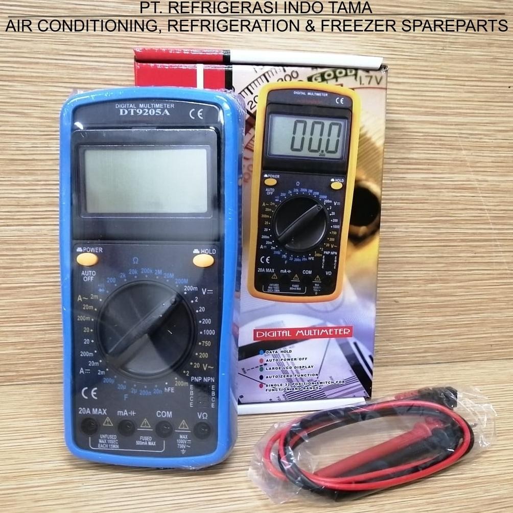 MULTIMETER DT9205A / MULTITESTER - AVOMETER DIGITAL DT 9205A