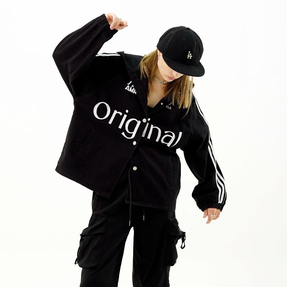 Amr Logo 5522 Jaket Jeans Denim Jaet