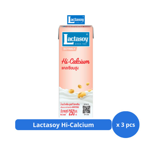

Lactasoy Hi-Calcium 250ml x 3 pcs