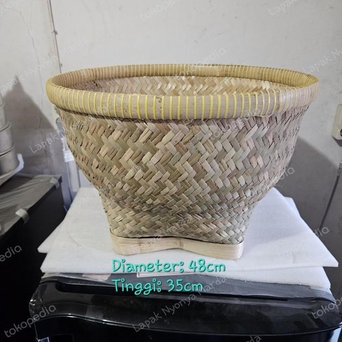 (Best Saller) Bakul Nasi Bambu Jumbo 48 Cm Bestseller