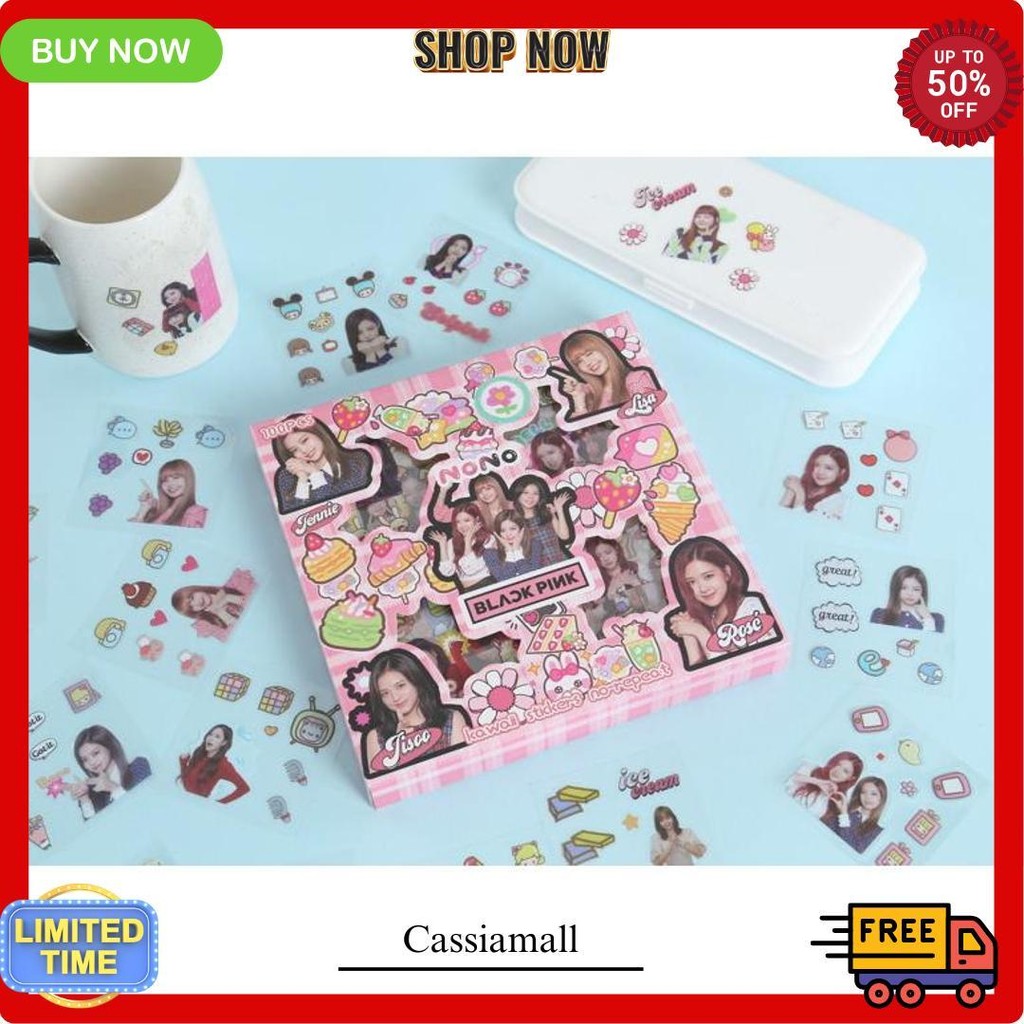 

Sticker Nono Blackpink K-Pop Jisoo Jennie Lisa Rose- Sticker Waterproof Sticker Viral Dan Lucu Original Produk
