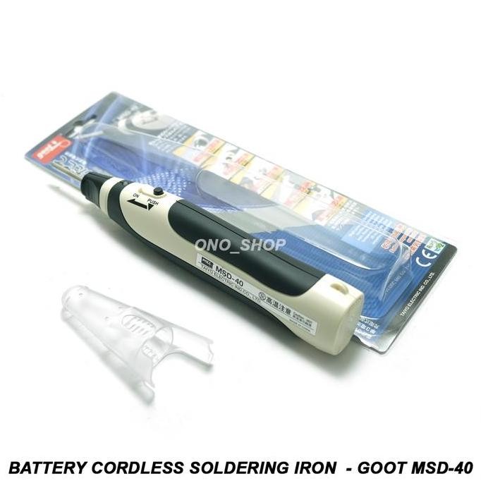 Bst Ready Battery Cordless Soldering Iron - Goot Msd-40 Best Seller