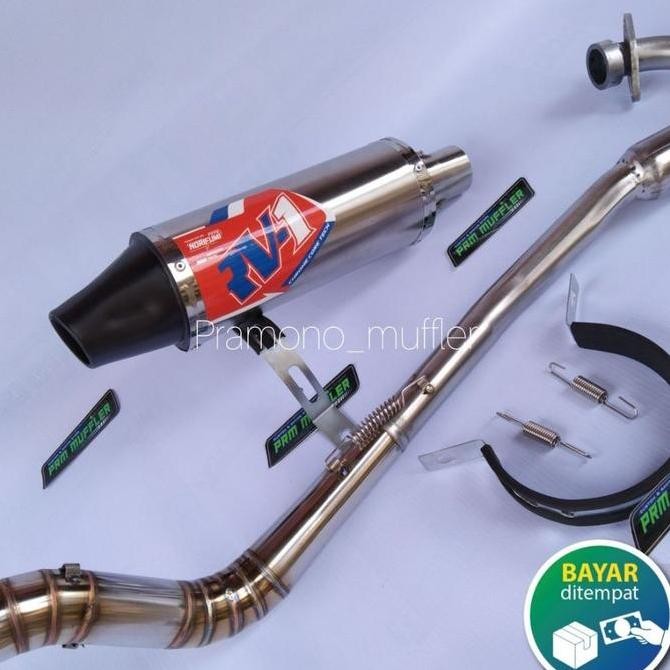 knalpot racing Rv 1  for Honda CRF 150l, Klx150 Original