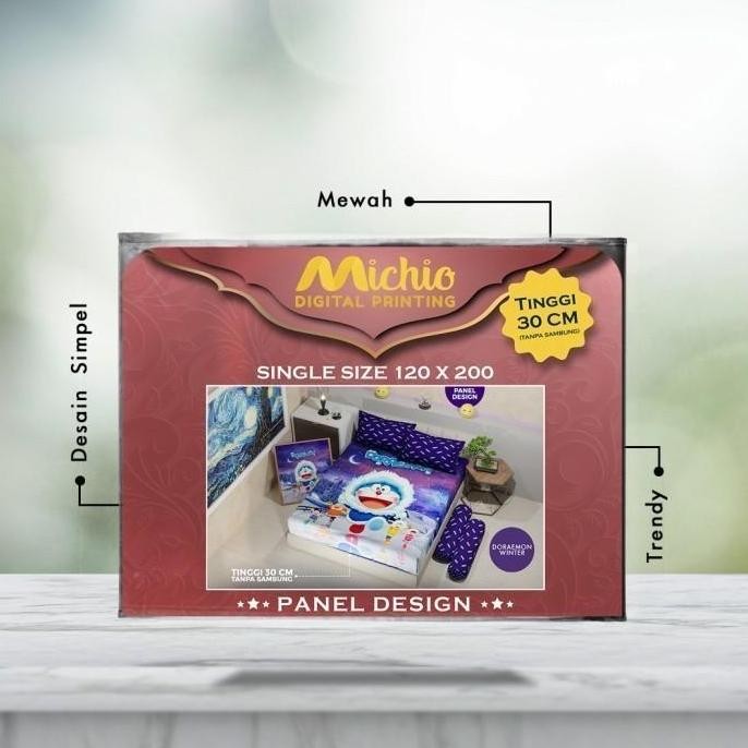 Michio Digital Printing Sprei Uk 160/180 T 30 - Captain America