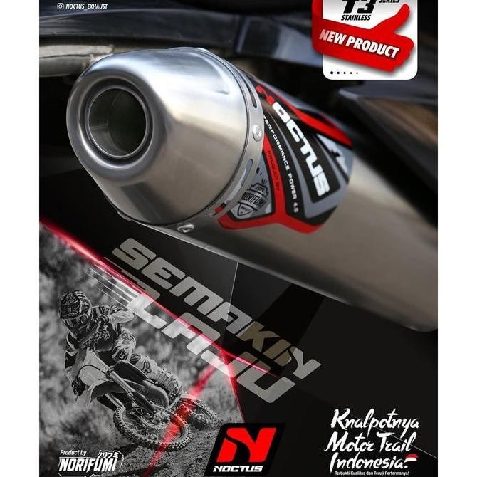 Knalpot NORIFUMI Noctus T3 KLX / CRF Original