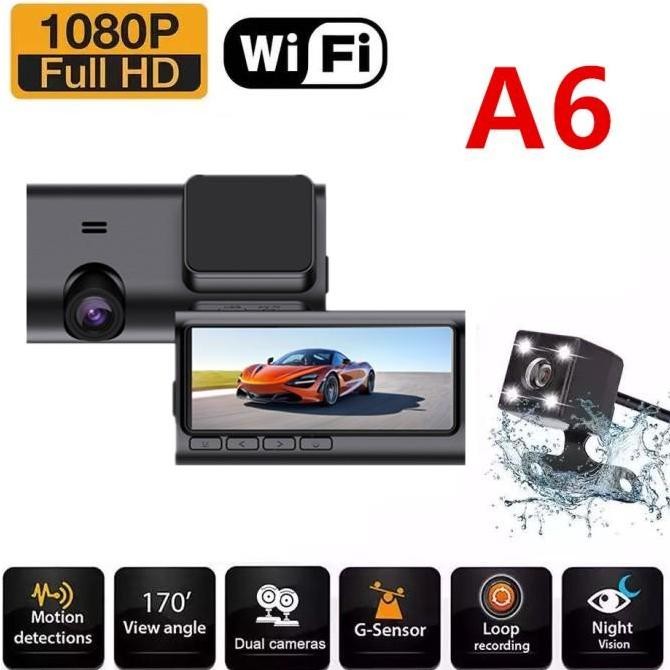 Grosir Kamera Mobil Dashcam Dvr Wifi Dashboard Camera Depan Belakang Cctv