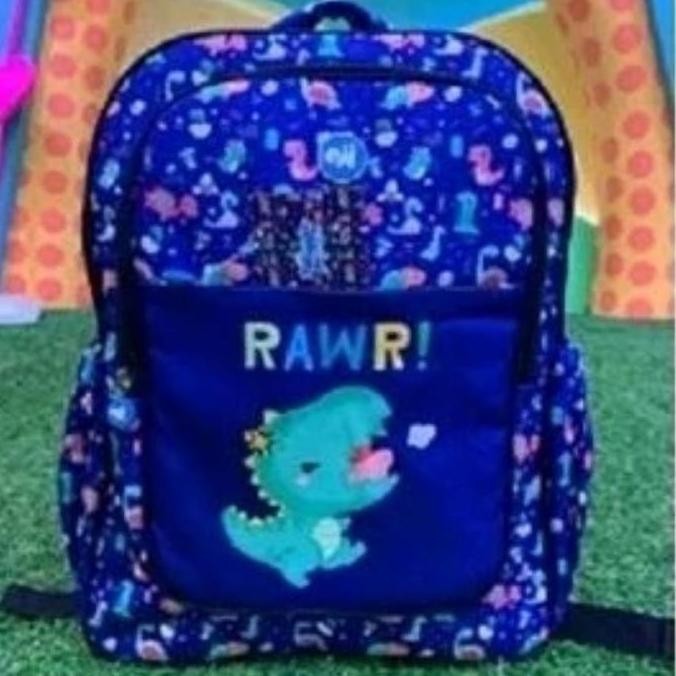 wiggle Hello Dino Backpack Rawr/tas ransel anak