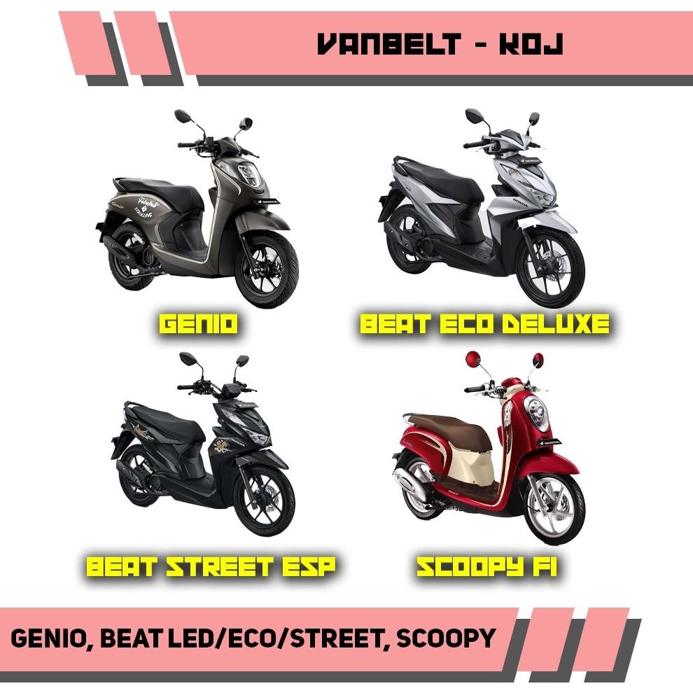 Berkualitas Vanbelt Vbelt Genio/Beat Led/Scoopy 2019-2024 New Gratis Vanbeltnya Cod