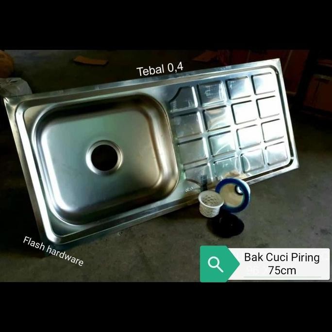 TERMURAH - bak cuci piring /sink stainless stell uk 7cm+afur