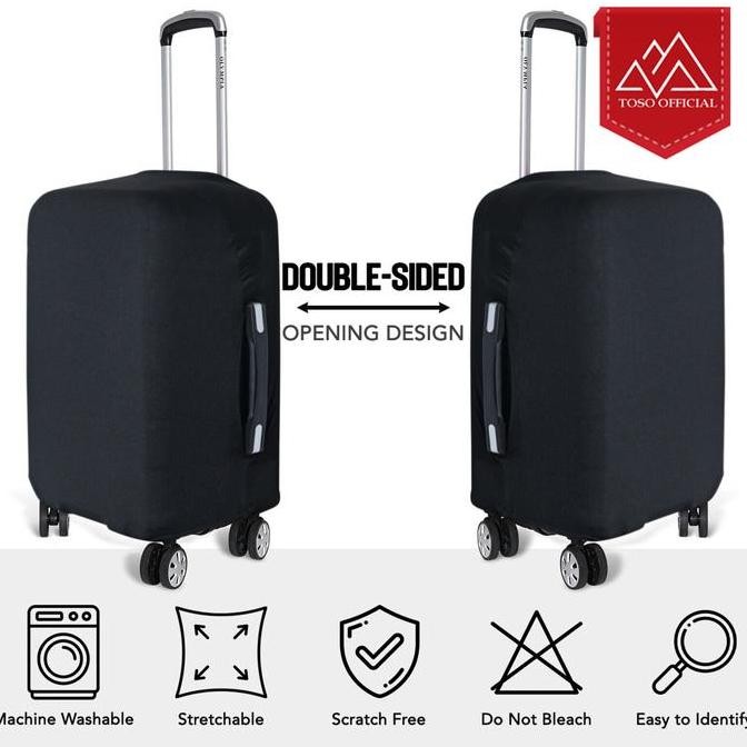 Sarung Pelindung Koper Elastis Luggage Cover Bag Sarung Koper Tas Allshop