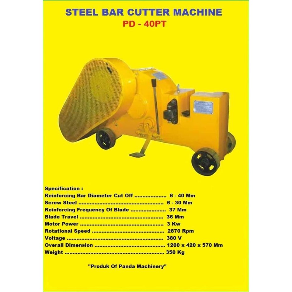 

Bar Cutter Type 40 Panda Machinery