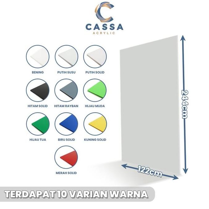 

Akrilik Lembaran 122 X 244 2Mm Bening / Lembaran Acrylic Merk Toda Kualitas Terbaik Harga Termurah