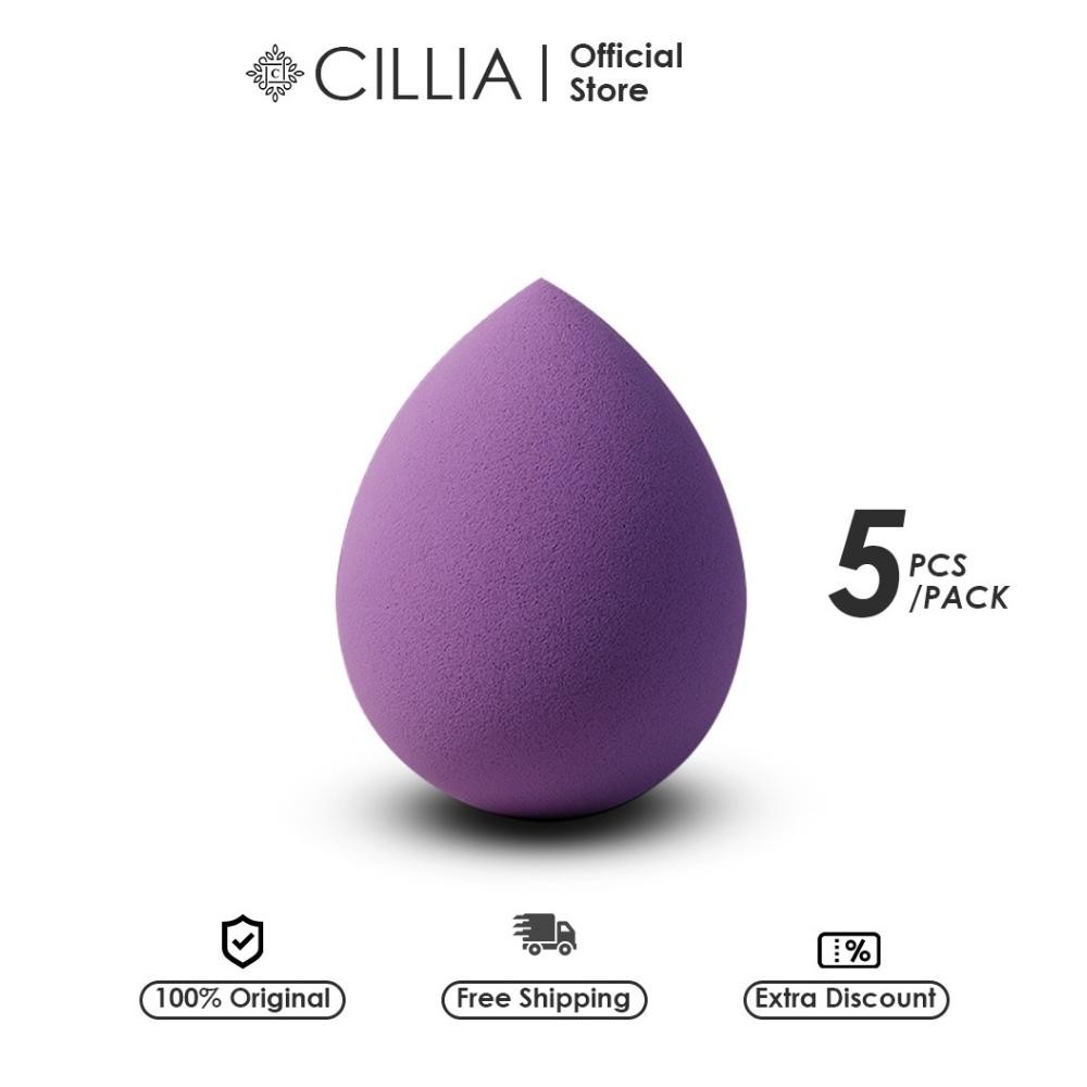 Ufo-2025 Malva Beauty Blender (Isi 5 Pcs) Ufo-2025