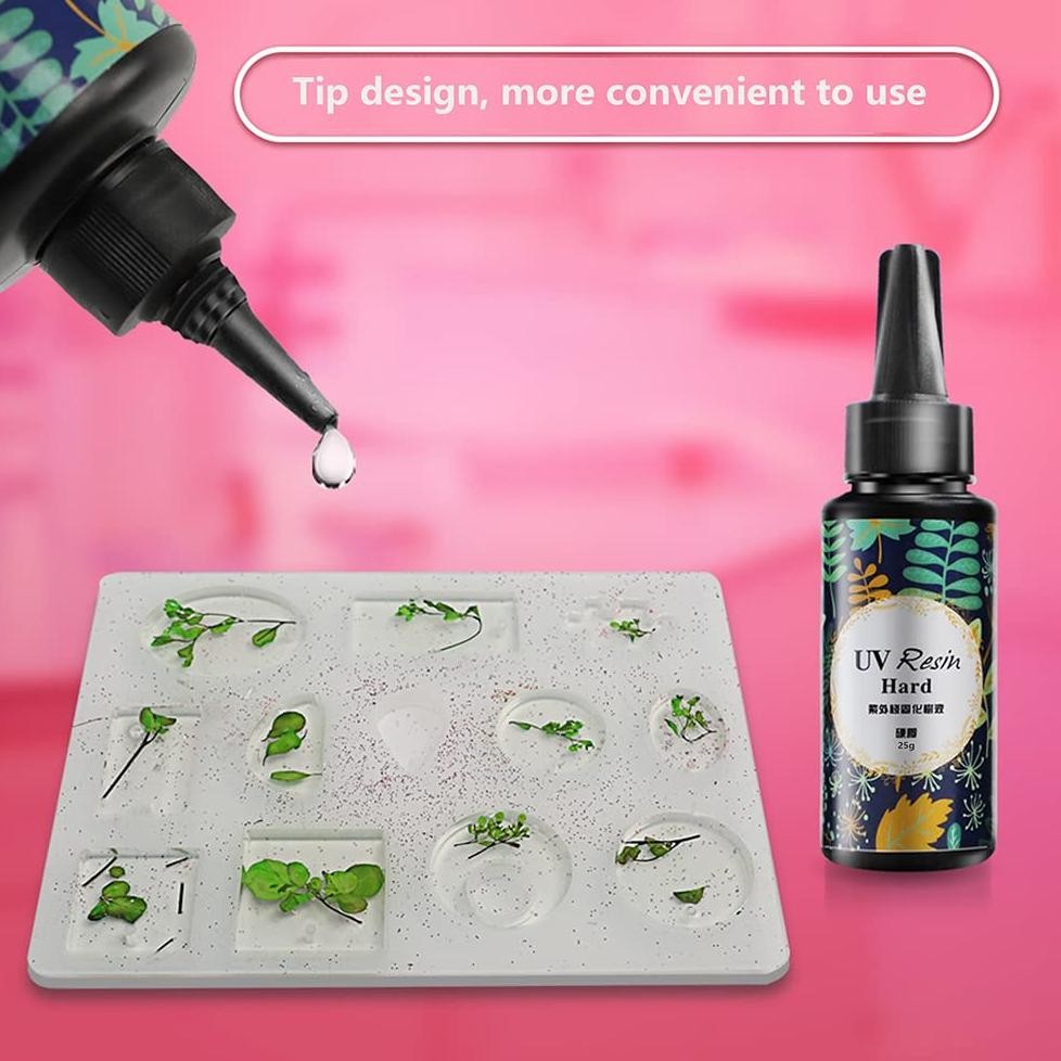 

Tw39 10/25/60G Resin Uv Hard Asisst Resin Clear Bening Resin Ultra Violet Untuk Craf Tw39