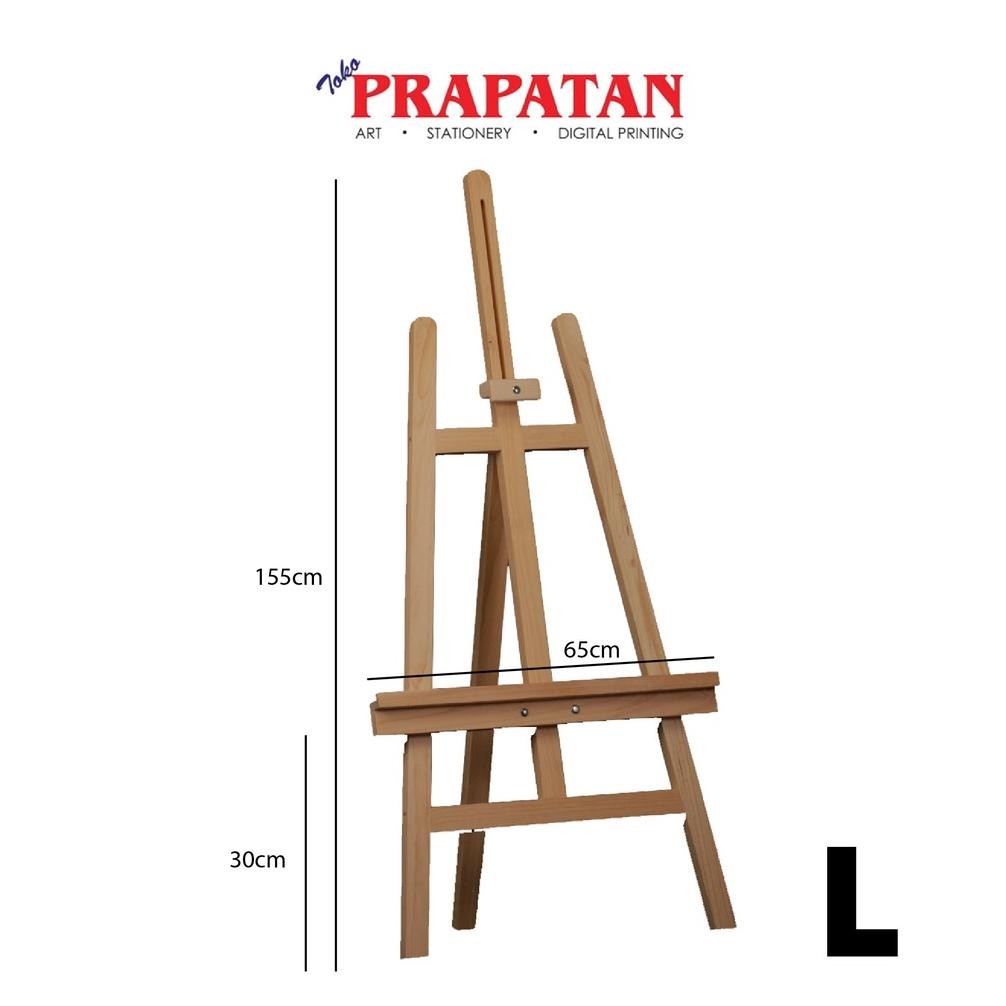 

We-12 Prapatan Standing Easel Kaki3 Besar | Standar Lukis We-12