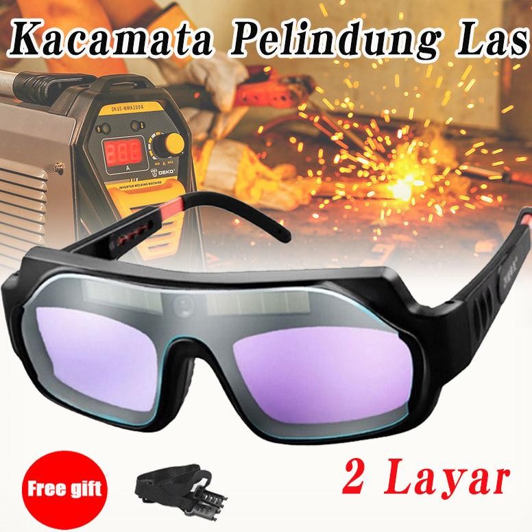 Kaca Las Otomatis / Topeng Las Kaca Protktif / Kaca Las Surya Anti-glare aSt