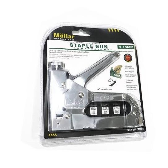 

Gv23 Gun Tacker Alat Staples Dan Paku Tembak 3In1 / Staple Gun Mollar 4-14Mm / Stapler Tembak Manual Gv23