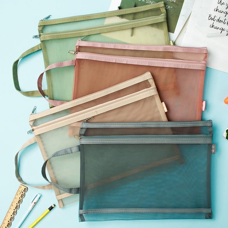 

Jk-54 Tempat Pensil Lapisan Tunggal Transparan A6 Tempat Pensil Segitiga Tiga Dimensi Tempat Pensil Tas Subjek Lapisan Ganda A4 A6 Jala Dan Lapisan Ganda