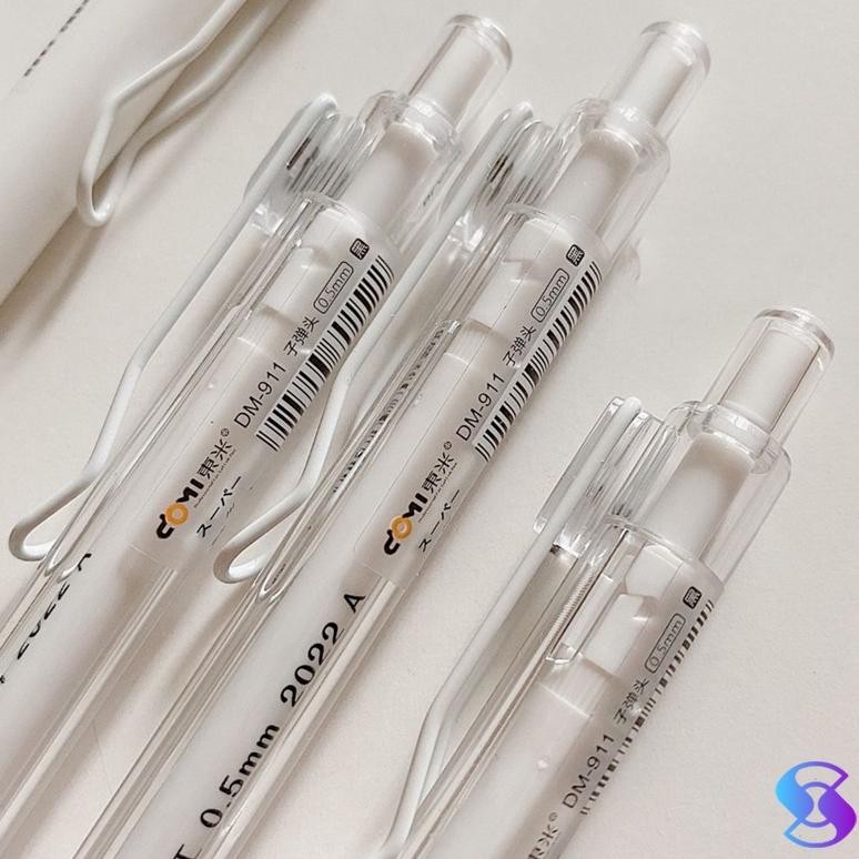 

Pl30 Gel Pen/Pulpen 0.5Mm & Refill Pulpen Hitam Ins Style-Suning Mall Pl30