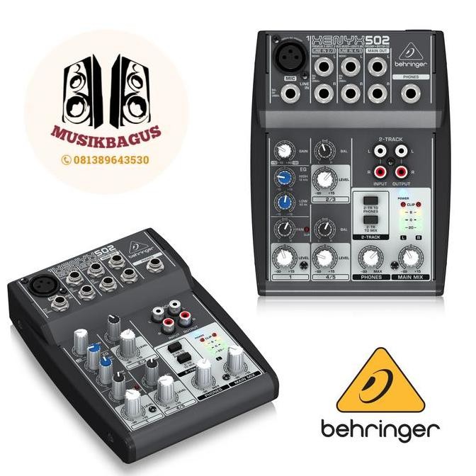 BEHRINGER XENYX502 / XENYX 502 ORIGINAL DAN TERPERCAYA