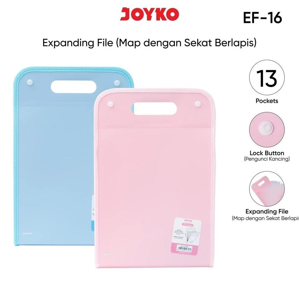 

Joyko Expanding File Ef16 Map Harmonika Map Sekat 13 Kantong Uk. Folio