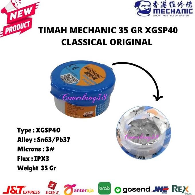 Bst Ready Timah Cair Mechanic 35 Gr Original Timah Cair Pasta Solder Xgsp 40 Best Seller