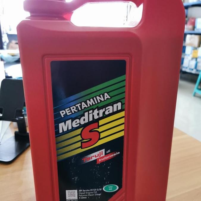 TERBARU - OLI/PELUMAS PERTAMINA MEDITRAN S SAE40 COCOK UTK GENSET/MOBIL 5 LITER