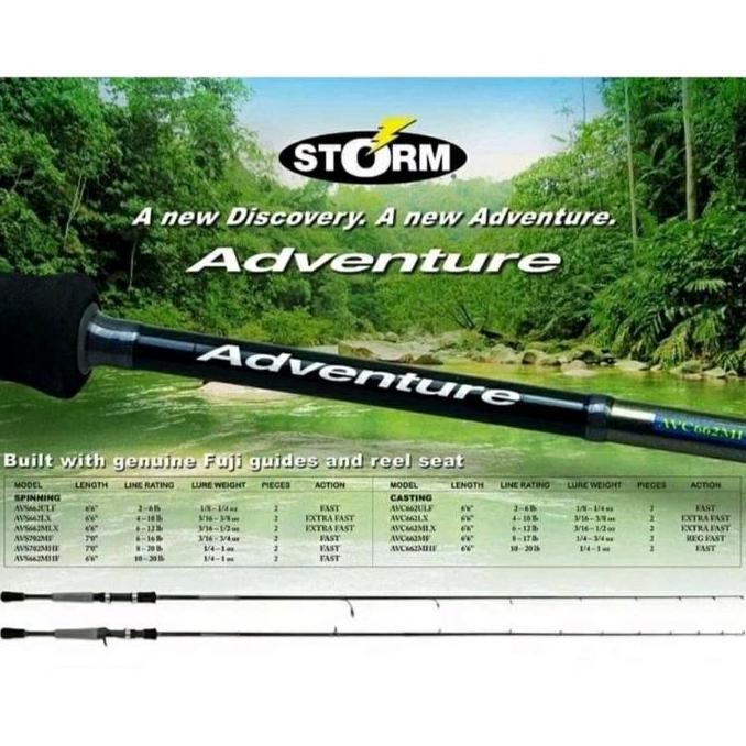 TERBARU - JORAN STORM ADVENTURE GEN 1 SPINNING - BAITCASTING