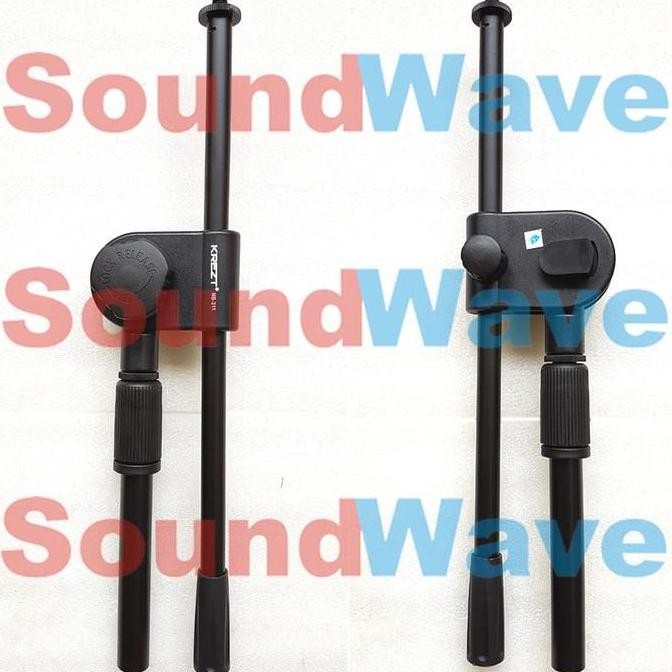 Krezt Nb 211 Stand Mic Pendek Microphone Tiang Mikrofon Bottom Bulat