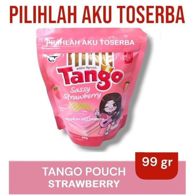 

Murah Wafer Tango Pouch Strawberry 100 Gr - ( Harga 1 Dus Isi 18 Pouch )