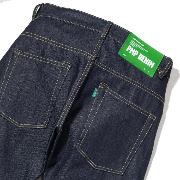 Grosir Pot Meets Pop - Pmp Denim Thaistick Dark Blue (Slim Tapered)