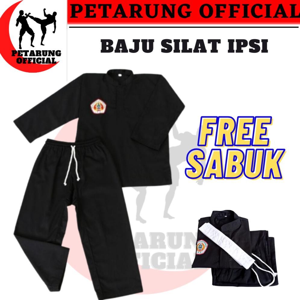 BAJU SILAT IPSI STANDART PEMULA / SERAGAM SILAT IPSI LENGKAP