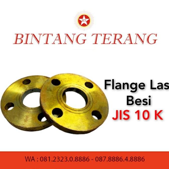 TERLARIS Flange Las Besi JIS 10K 8" inch / Flange Las 8 inch