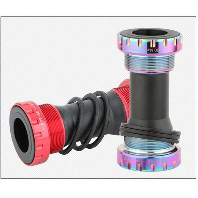 Promo BB Bottom bracket HT2 hollowtech 2 BSA loncer not ceramic shimano COD