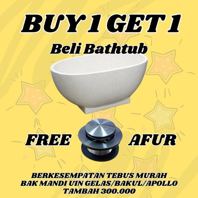 TERLARIS INDI TERRAZZO BATHTUB TERASO MARMER DEWASA MINIMALIS FREE AFUR