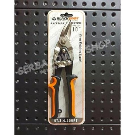 Blackfoot Gunting Hollow Baja Ringan Gunting Seng 10 Inch Bengkok [terbaik]